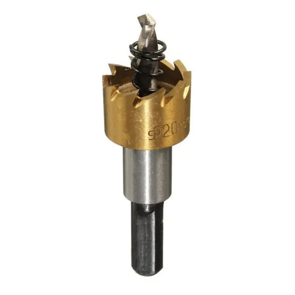 12–80 mm Hole Saw Drill Set, Stainless Steel Hole Opener, High-Speed Steel Cutter for Metalworking, 40 mm