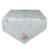 Clayre & Eef Green Cotton Floral Table Runner 50 x 160 cm view 1