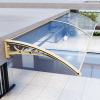 JTSGHRZ Polycarbonate Door Canopy Awning, 80 x 100 cm view 2