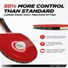 ZTTENLLY Table Tennis Paddle Set, 2-Piece, with Balls & Storage Case | Better Control | Sticky Inverted Rubber | Indoor & Outdoor view 2