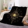 Aolity Viking Magic Sailing Compass Cozy Blanket, 130 x 150 cm, Extra Soft Microfiber Throw view 2