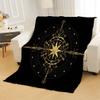Aolity Viking Magic Sailing Compass Cozy Blanket, 130 x 150 cm, Extra Soft Microfiber Throw view 3