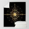 Aolity Viking Magic Sailing Compass Cozy Blanket, 130 x 150 cm, Extra Soft Microfiber Throw view 4