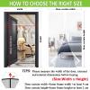 Magnetic Screen Door, Automatic-Closing Insect Curtain, No-Drill, 110 x 230 cm view 4