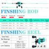 One Bass Spirit Flame Fishing Rod and Reel Combo, 1.8 m, Casting Blue, Right-Handed view 4
