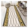 Siunwdiy Non-Slip Moroccan 3D Pattern Runner Rug, Cream, 50 x 100 cm view 1