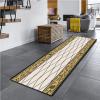 Siunwdiy Non-Slip Moroccan 3D Pattern Runner Rug, Cream, 50 x 100 cm view 3