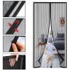 Magnetic Fly Screen Door Curtain, No-Drill Insect Screen for Balcony and Patio Doors, 135 x 235 cm (53 x 92 in) view 3