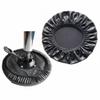 Round Faux Leather Stool Cover, 31–40 cm Diameter view 2