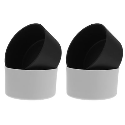 Zerodeko 4-Pack Non-Slip Silicone Bottle Bottom Sleeves, 100 ml