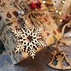 com-four 12-Piece Wooden Christmas Tree Ornament Set view 2