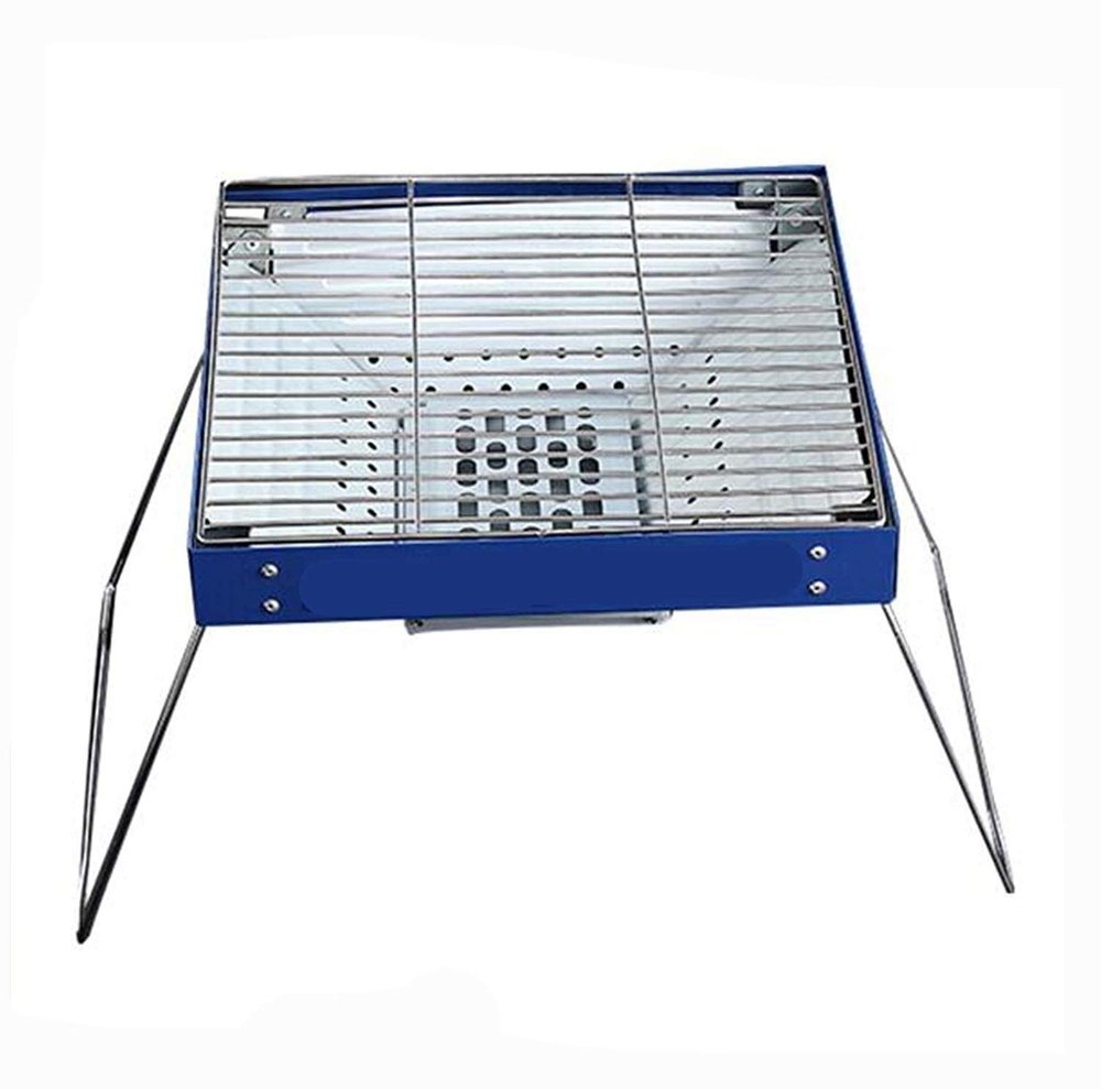 WANWEN Foldable Charcoal Grill, Portable BBQ Grill, Lightweight, Easy Grill for Camping, Garden, and Outdoor Travel, Little Surprise