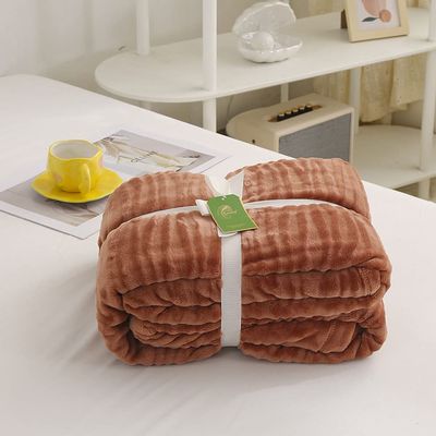 Thick Flannel Sofa Throw Blanket, Soft and Breathable