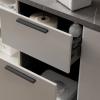 2-Pack Black Aluminum Alloy Cabinet Handles, 64 mm Hole Spacing view 4
