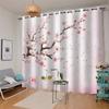 Aolity Pink Japanese Cherry Blossom Blackout Curtains view 4