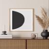 Flower Vase/Decorative Vase Stella M 22.5 cm Dark Gray for Cut/Dried Flowers | Sustainable | Watertight | Pampas Grass view 4