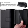 TingYR Flip Wallet Case for Oppo Find X6, PU Leather, Black view 4