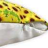 Bichon Frise Dog Eating Watermelon at the Beach Pillow Cover, Happy Summer Beach Palm, 50.8 x 50.8 cm view 4