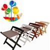 GUODDM 2-Pack Foldable Solid Wood Suitcase Stands with Backrest, Beige view 4