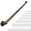 Luyckfrazy Stair Handrail, Indoor/Outdoor Grab Bar with Wall Brackets, Gold-Copper, 1–20 ft (540 cm) view 1
