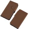 K-S-Trade Premium Faux Leather Wallet Case for Xiaomi Mi 11i, Brown view 3