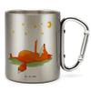 Mr. & Mrs. Panda Fox & Stars Tea Cup – Stainless Steel Travel Mug, 330 ml view 1