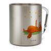 Mr. & Mrs. Panda Fox & Stars Tea Cup – Stainless Steel Travel Mug, 330 ml view 2