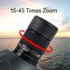 CAPXXIN 15-45x60 HD Spotting Scope with BAK4 Prism, FMC Lens, Tripod, Smartphone Adapter and Carrying Case view 4