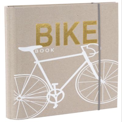 GOLDBUCH Bike Book Photo Notebook, Gray, 50 Dotted Pages