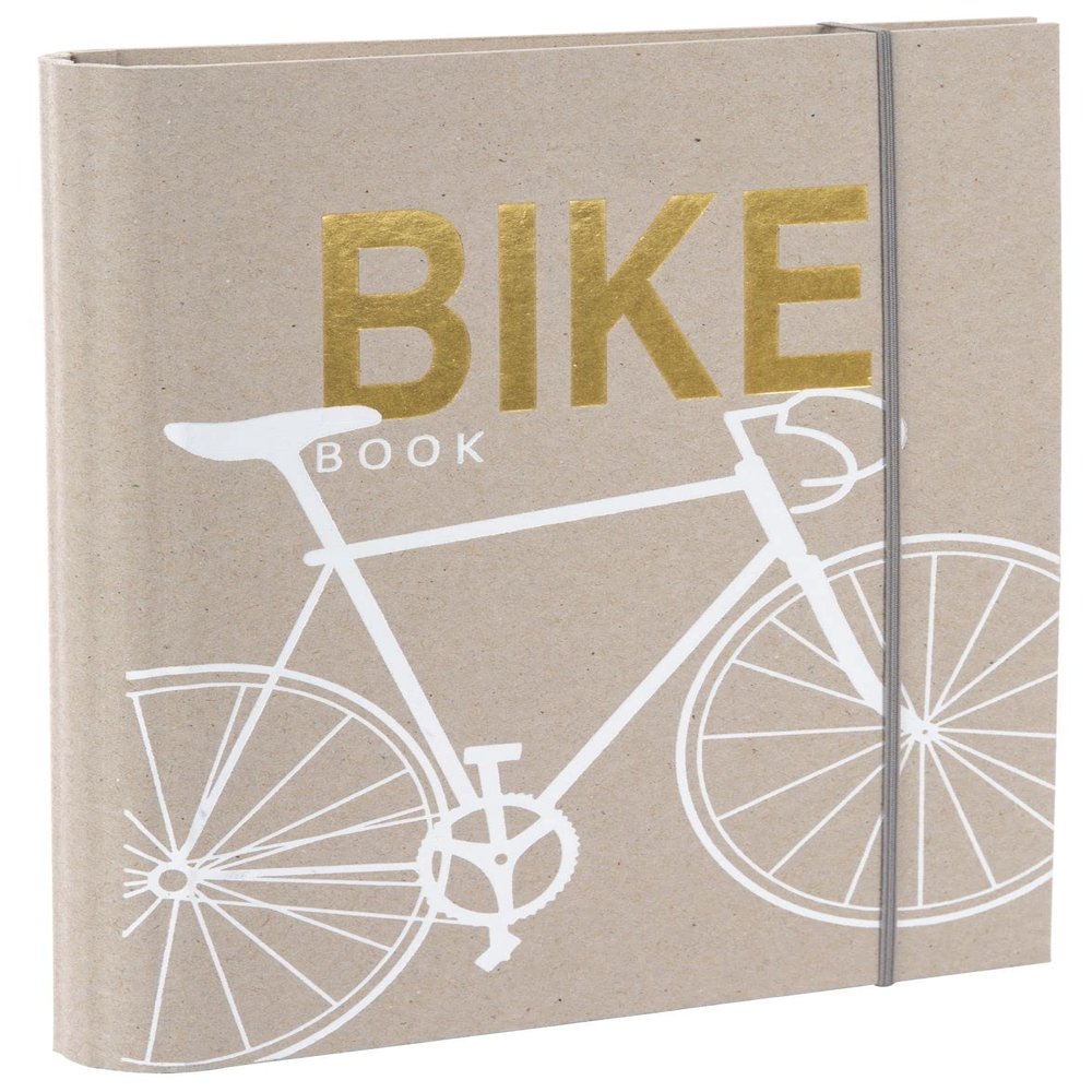 GOLDBUCH Bike Book Photo Notebook, Gray, 50 Dotted Pages