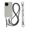 Emlivi Crossbody Phone Case with Strap for iPhone 13 Mini, Gray view 1