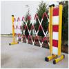 Folding Plastic Barrier, Mobile Expandable Crowd-Control System | 25 mm Steel Tube with Wheels (Color: 1.2 × 5 m) view 1
