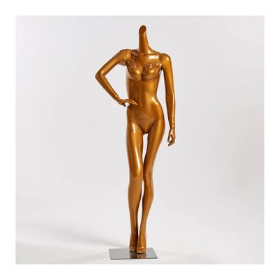 Gold Women's Mannequin Dress Form Torso