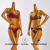 Gold Women's Mannequin Dress Form Torso view 4