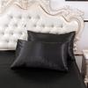 GHKL Rayon Satin Bedding Set with Duvet Cover and Pillowcases for Single or Double Beds view 4