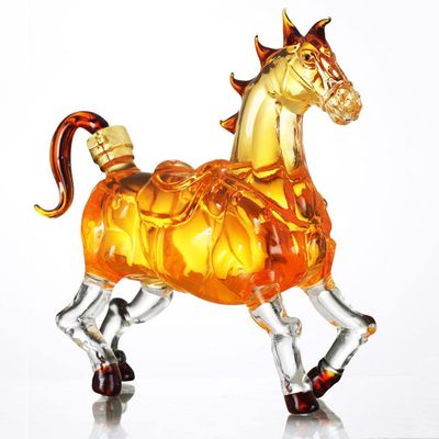 ACGrade Horse-Shaped Whiskey Decanter, 1000 mL