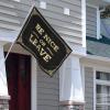 CakJuice Funny Halloween Flag, Be Nice or Leave, Dorm Decor for College Guys, Fall Yard Flag, 60 x 90 cm view 4