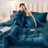 All-Season Queen-Size Duvet with Down Alternative Filling, Quilted, Soft, Warm, Fluffy, Breathable, Lightweight, with Corner Ties view 1