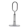 DOJA Barcelona Oval Wardrobe Rail Wall Mount | Center Support, 30.5 x 15.5 mm | 2-Pack view 1