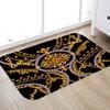 TiaoTian Geometric Black and Gold 3D Doormat, 80 x 120 cm view 4