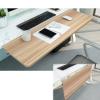 V3VOGUE Wooden Desktop Extender with Folding Keyboard Tray, C-Clamp, 55/65/75 x 25 cm view 1