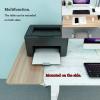 V3VOGUE Wooden Desktop Extender with Folding Keyboard Tray, C-Clamp, 55/65/75 x 25 cm view 4