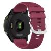 FTRONGRT 18 mm Watch Band Compatible with Garmin Vivomove 4S, Soft Silicone Replacement Band, Burgundy view 2