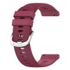 FTRONGRT 18 mm Watch Band Compatible with Garmin Vivomove 4S, Soft Silicone Replacement Band, Burgundy view 3