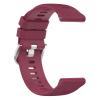 FTRONGRT 18 mm Watch Band Compatible with Garmin Vivomove 4S, Soft Silicone Replacement Band, Burgundy view 4