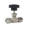 TANGJIANCHENG Adjustable Needle Valve, 3–12 mm OD Tube, 304 Stainless Steel, High Pressure, Straight, Card-Set Faucet (10 mm) view 1