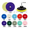 WANGMUMU 12-Piece 3-Inch Diamond Polishing Pad Set, Wet/Dry, for Granite, Stone, Concrete, Marble, and Floor Grinders view 2