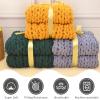 MHUQIA Chunky Knit Chenille Throw Blanket 50 x 50 cm view 3