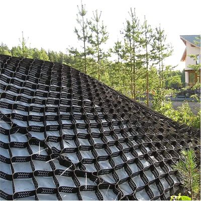 ZJMAMA Geocell Gravel Grid for Erosion and Slope Protection, 1–6 m Wide