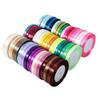 DAVALO 25-Yard/Roll Satin Ribbon for Weddings, Gift Boxes, DIY Crafts, 6 mm–5 cm view 2